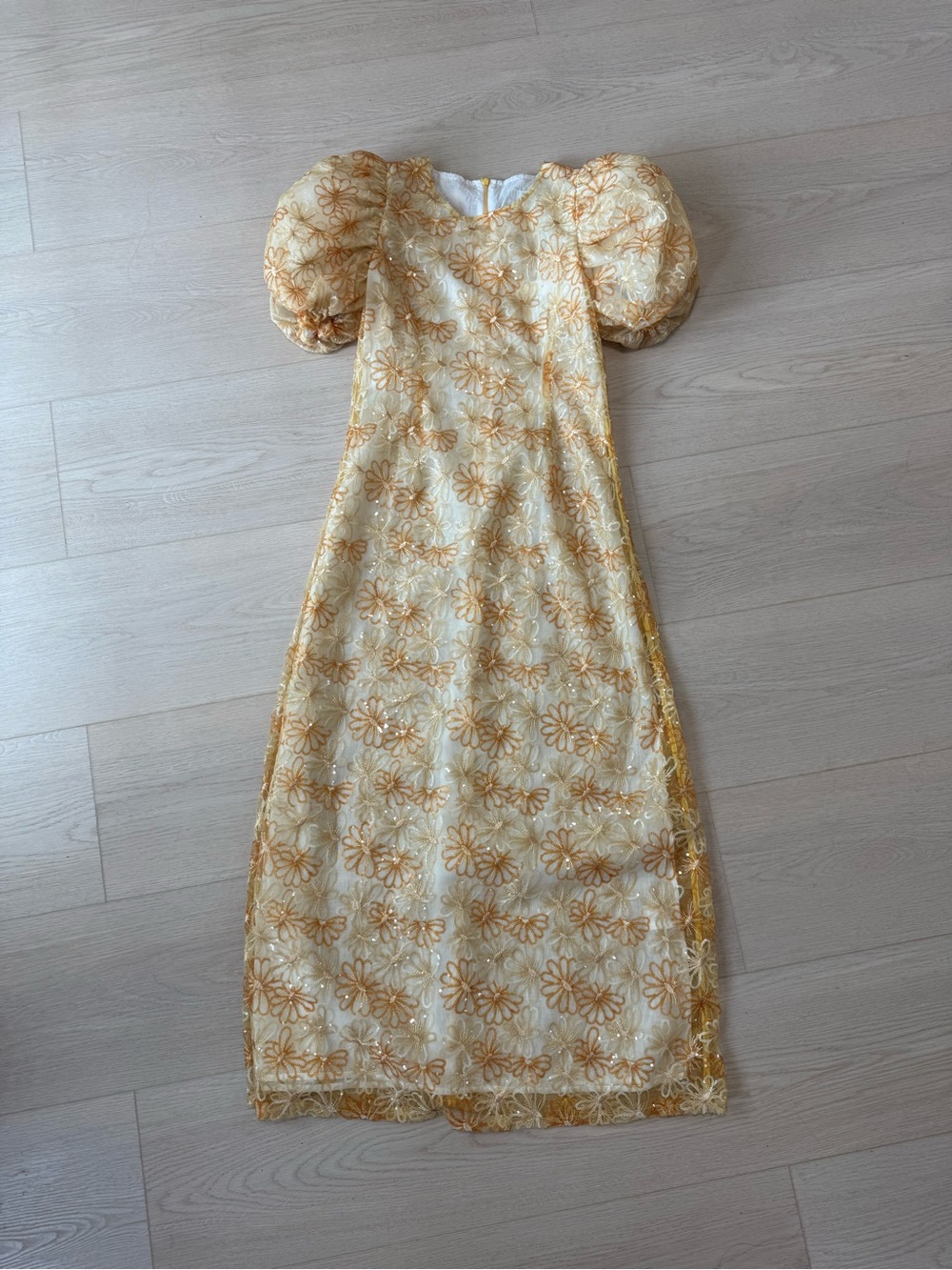 Sister Jane Dream Garden Sequin Floral Midi Dress